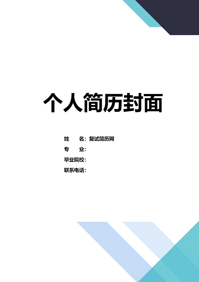 最美简历合集