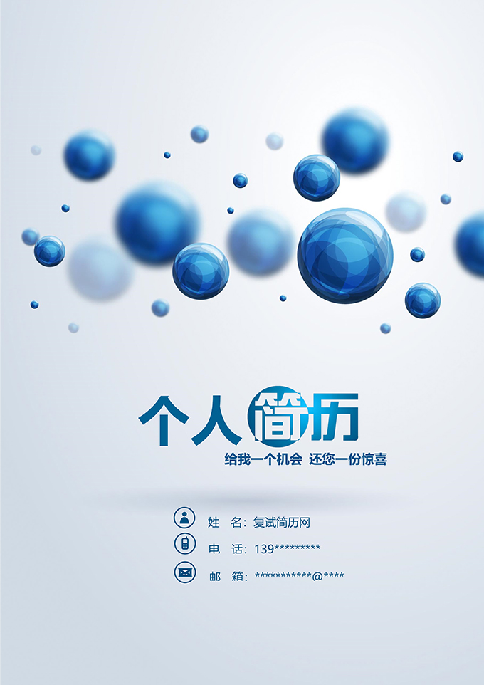 最美简历合集