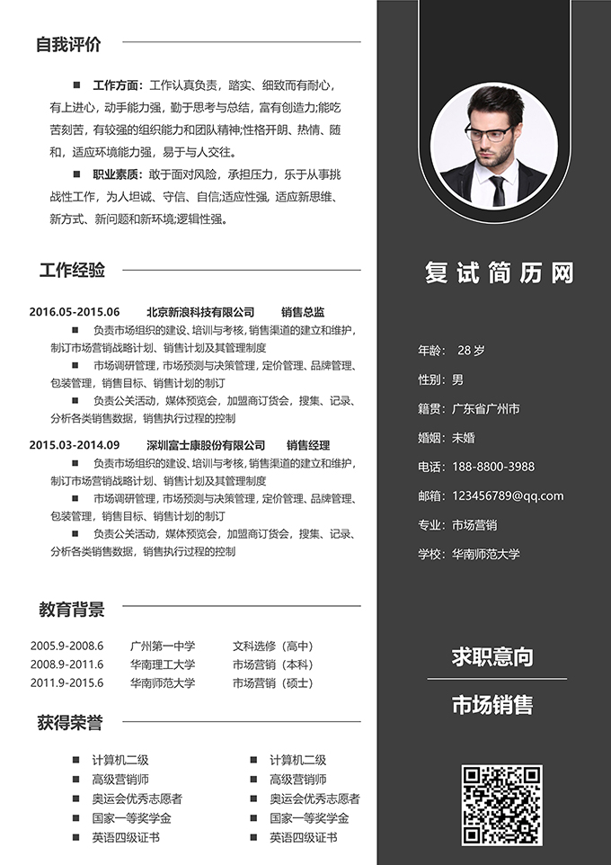 最美简历合集